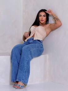 Wide Leg - Medium Wash - View 8