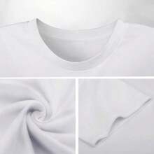 Women's Casual Summer T-Shirts, Cotton, With Fresh Orange Print, Round Neck, Soft And Comfortable, Short Sleeve, Fashionable Urban Clothing For Women - 白色 1 - 查看 3