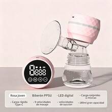 Aspirador eléctrico portátil,Aspirador recargable con pantalla LCD, aspirador eléctrico de 9 velocidades con auxiliar, capacidad de 150 ml, - Multicolor - Ver 13
