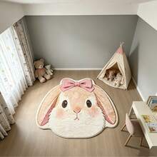 1pc Tractor Shaped Plush Rug, Adorable And Playful Decorative Carpet, Unique Shaped Rug, Cute Cartoon Rug, Suitable For Bedroom Decor, Small Rug, Carpet, Home Decor, Living Room Rug, Bedroom Rug, Living Room Decor, Outdoor Rug, Washable Rug - Multicolor - View 5