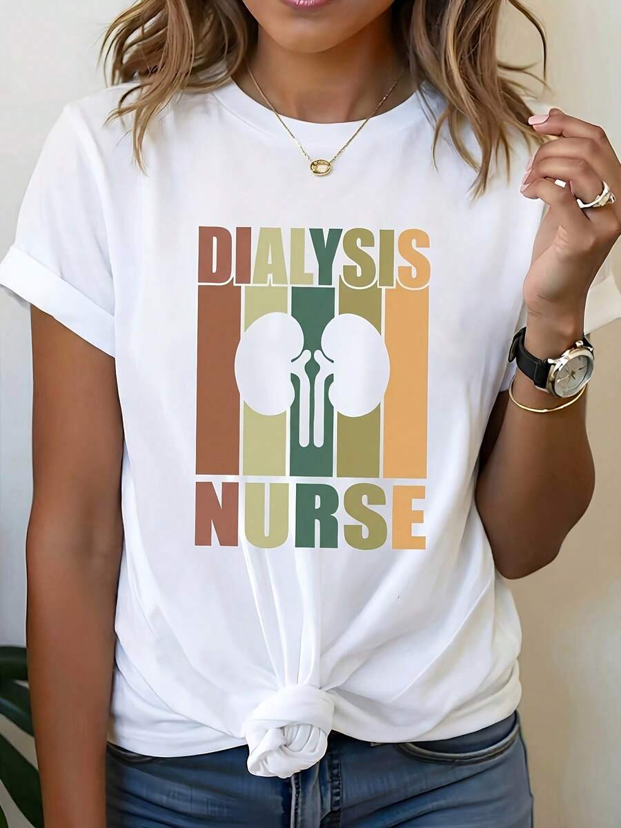 Camiseta de algodón% modelo 2026, tela de alta calidad y peso pesado, diseño de nicho moderno para el verano, camiseta básica sencilla y versátil para el día a día, efecto adelgazante, transpirable y cómoda, adecuada para todos, versátil con cuello redondo y manga corta. - Blanco - Ver 1