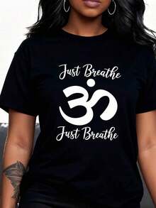 Women'S Casual Crew Neck Sweatshirt With Just Brea_2-3Pure-Cotton - Blanco 3 - Ver 7