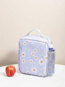 Small Kids Lunch Bag, Insulated Lunch Box Tote Bag, Reusable Lunch Bag For Children Back To School Travel Picnic Beach, Perfect Gift For Kids Birthday Holiday - Daisy - View 4