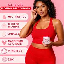 Miriyalyad Inositol Powder Multivitamin, Pink Lemonade Flavor – 4g Myo & D-Chiro Inositol, DIM, Zinc, Magnesium Glycinate, Vitamin D3 – Supports Women's Health, Cycle, Energy[Free Shipping ] - 3PCS - 查看 3