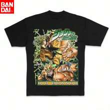 Camiseta retro de mujer de 2026 de 's Bizarre Adventure Zelda Zeppeli, camiseta retro de anime de los 90, camiseta gráfica  urbana, camiseta de manga corta de algodón puro - Negro - Ver 2
