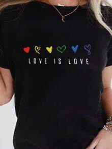 Pegatinas de Transferencia Térmica en Forma de Corazón Coloridas - Parches Lavables para DIY, Adecuados para Camisetas, Jeans y Mochilas - Negro - Ver 8