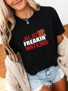 Camiseta de Mujer Juju Freakin Watkins Juju Watkins de Algodón Puro - Blanco 1 - Ver 9