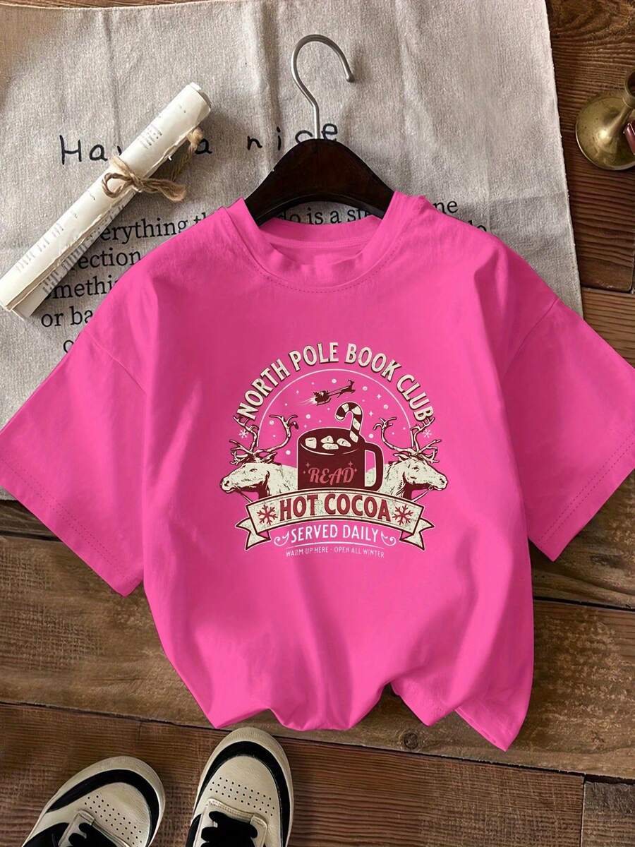 Talla Grande, Blusa de Cuello Redondo Oversize para Mujer - Top Casual de Manga Corta y Corte Holgado, Adecuada para Primavera y Verano, Ropa Casual, Transición de Oficina a Casual - Blusa Transpirable y Cómoda - Rosa Fucsia - Ver 1