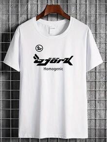 Camiseta vintage de la gira Homogenic de Bjork de 1997 - Camiseta unisex blanca de algodón suave y transpirable con estampado icónico del álbum y la gira, negra y naranja, ajuste regular para hombre y - Blanco - Ver 1