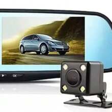 Rearview Mirror With DVR Camera For Vehicle - Full HD 1080p - A - View 1