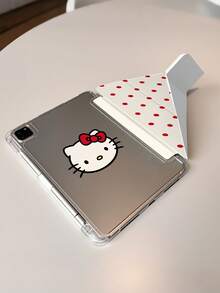 SANRIO Ốp lưng Hello Kitty xoay 360° có chân đế, vỏ bảo vệ hoạt hình dễ thương với chức năng tự động bật/tắt màn hình, mặt lưng TPU mềm chống sốc, tương thích với iPad 10.9/11/12.9 inch. - Nhiều màu - Xem 5