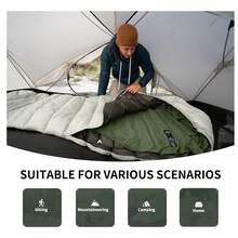Lightweight Sleeping Bag Liner For Spring/Summer - Compact Travel Design With Full-Length Zipper, Soft Breathable Fabric, Suitable For Backpacking, Camping, Hotels And Hostels - Multicolor - View 3