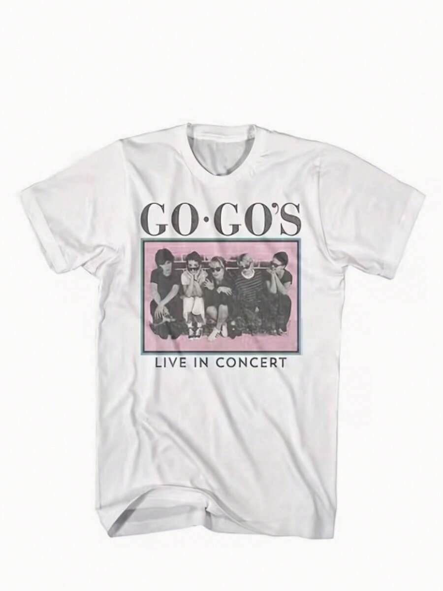 Camiseta de algodón puro con estampado retro americano para mujer, de mangas cortas, divertida y original, lavable a mano y a máquina sin deformarse, adecuada para uso diario casual y versátil. - Blanco - Ver 1