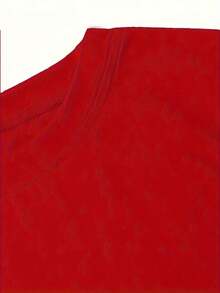 Women's Casual Baseball T-Shirt - Funny With The Phrase "That's My Grandson Out There!" Slogan And Heart Print, Vibrant Red Short-Sleeve Crew Neck Summer T-Shirt For Grandma, Soft And Breathable Fabric, Spring, Summer And Autumn Wear For Baseball Games And Family Events, Loose-Fitting Short-Sleeve T-Shirt With Washed Effect, Urban Style, Unisex, For Spring/Summer/Autumn, Valentine's Day Outfit, Summer Fashion. - 紅色 - 查看 3