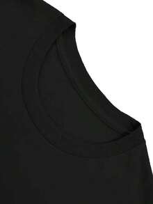 Ropa Curvy En Oferta Y  Camiseta Oversized Y2K Para Mujer - Blanca, Manga Corta, Con DiseñO De "MEXICO", Mariachi Y Cactus, Atuendo Casual De Verano Para Viajes, Para Uso Diario Y Fiestas De TemáTica Mexicana, Camisetas GráFicas Para Mujer, Camisetas Emo Para Mujer, Camisetas GráFicas Oversized Para Mujer, Camisetas Hip Hop Para Mujer, Camisetas Wild Soul Para Mujer, Camisetas Para Mujer, Camisetas Peculiares Para Mujer, Camisetas Para Mujer, Camisetas De Moda Para Mujer, Camisetas Para Dama, Camisetas Estampadas, Camisetas Novedosas Para Mujer, Camisetas Femeninas, Camisetas De Verano.Camisetas Para Mujer Y2K - Negro - Ver 4