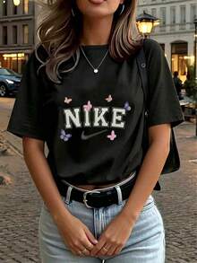 Women T-Shirts - Black - View 4