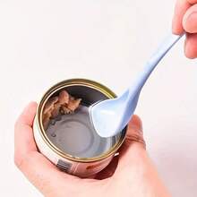 Nắp hộp thức ăn cho thú cưng bằng silicon kèm thìa - Hình tròn, kín hơi, dùng để bảo quản thức ăn cho chó và mèo. - 6 cái - Xem 5