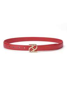1/2pcs New Women's Smooth Buckle Leather Belt, Minimalist Multi-Color Fashion Waistband, All-Match Casual Belt, Elegant Decorative Accessory Perfect For Jeans, Pants, Dresses And Daily Street Outfits - Multicolor - View 16