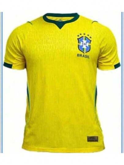 Camisa Masculina do Brasil amarelo 2026 Super Promoção