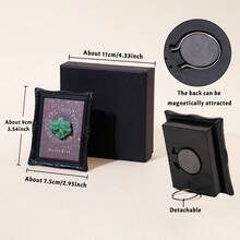 1PC Natural Crystal Ore Photo Frame Refrigerator Magnet, Reiki Energy Healing Feng Shui Decor, Good Luck Home Office Ornament, Thanksgiving Christmas Gift - Mining Marker Frame - View 2