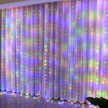 Classic Style, Holiday Fairy Tale LED Curtain String Lights, Battery Powered, Charming Ambiance Hanging Lights, Suitable For Party, Wedding, Halloween, Christmas, New Year Celebration Decoration - Battery Box Curtain Light String - View 12