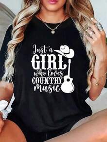 Women T-Shirts - Black - View 1