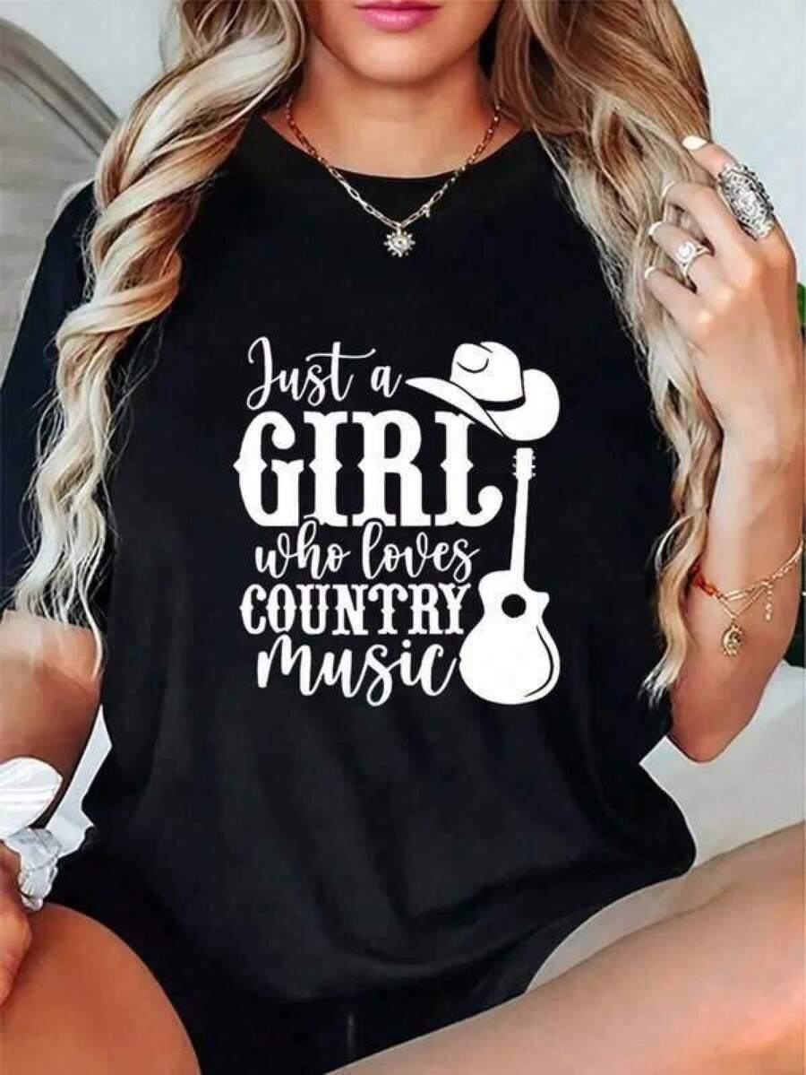 Women T-Shirts - Black - View 1