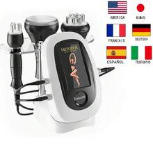 Máquina ultrasónica de radiofrecuencia para adelgazamiento corporal con cavitación de 80K, productos para tensar la piel y perder peso que realmente funcionan. - Enchufe estadounidense - Ver 2