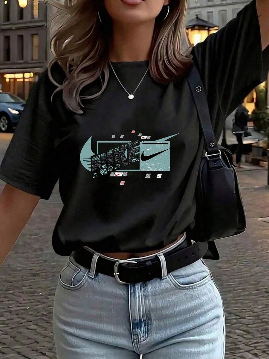 Women T-Shirts - Black - View 1
