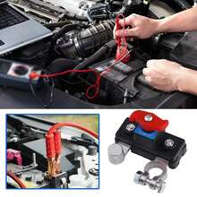 External Car Battery Terminal, Car Battery Disconnect Switch, Universal Battery Isolator, Manual Circuit Breaker, Disconnect And Leakage Protection Device For Car Battery Power Terminal Connection Switch - Suitable For Cars, Trucks, Boats And RVs - A - View 3