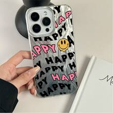 Funda para iPhone Keep Smiling, funda para teléfono 11 13 15 16 14 Plus Pro Max, funda con purpurina para teléfono 12 X XS MAX XR 7/8PL CR1N - Caso 1 - Ver 10