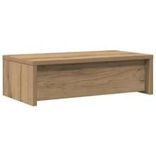 vidaXL Monitorständer mit Schubladen, aus Spanplatte in Eichenoptik, 50 x 27 x 15 cm - Verschiedenfarbig - Übersicht 6