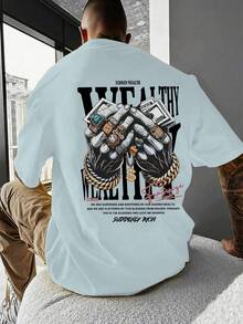 Camisetas de hombre para primavera y verano - Negro - Ver 8