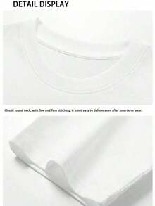 Camisetas de manga corta de talla grande para mujer, ideales para el verano y el uso diario, nuevas camisetas de manga corta para mujer 2026 con estampados de amor maternal y motivos cálidos para el Día de la Madre.Un regalo de verano a la moda, adecuado para fiestas y uso diario. Transpirable y cómodo. - Blanco - Ver 3