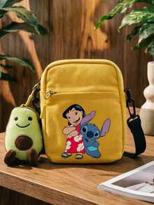 Disney 迪士尼新款帆布软包女孩风简约斜挎包 - 可爱卡通斜挎手提包，可肩背手机。 - 多款 - 查看 2