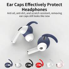 Set de 5 piezas Estuche de almacenamiento para auriculares Apple Pro, con mosquetón de acero inoxidable, bolsa de almacenamiento y cordón - Multicolor - Ver 5