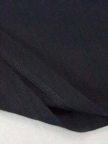 Camiseta para hombre Hurley, manga corta, lavada, negra, con logotipo gráfico, estilo casual de surf y skate, cómoda, mezcla de, a la moda, top de verano.Camiseta holgada, casual y versátil. - Negro - Ver 6