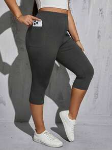 Pantalones capri de verano para mujer de talla grande, 2 piezas de leggings estampados, leggings negros, pantalones capri deportivos para mujer, leggings de mujer, conjunto de 2 piezas de leggings negros, ropa de otoño, atuendos de maestro - Multicolor 5 - Ver 6