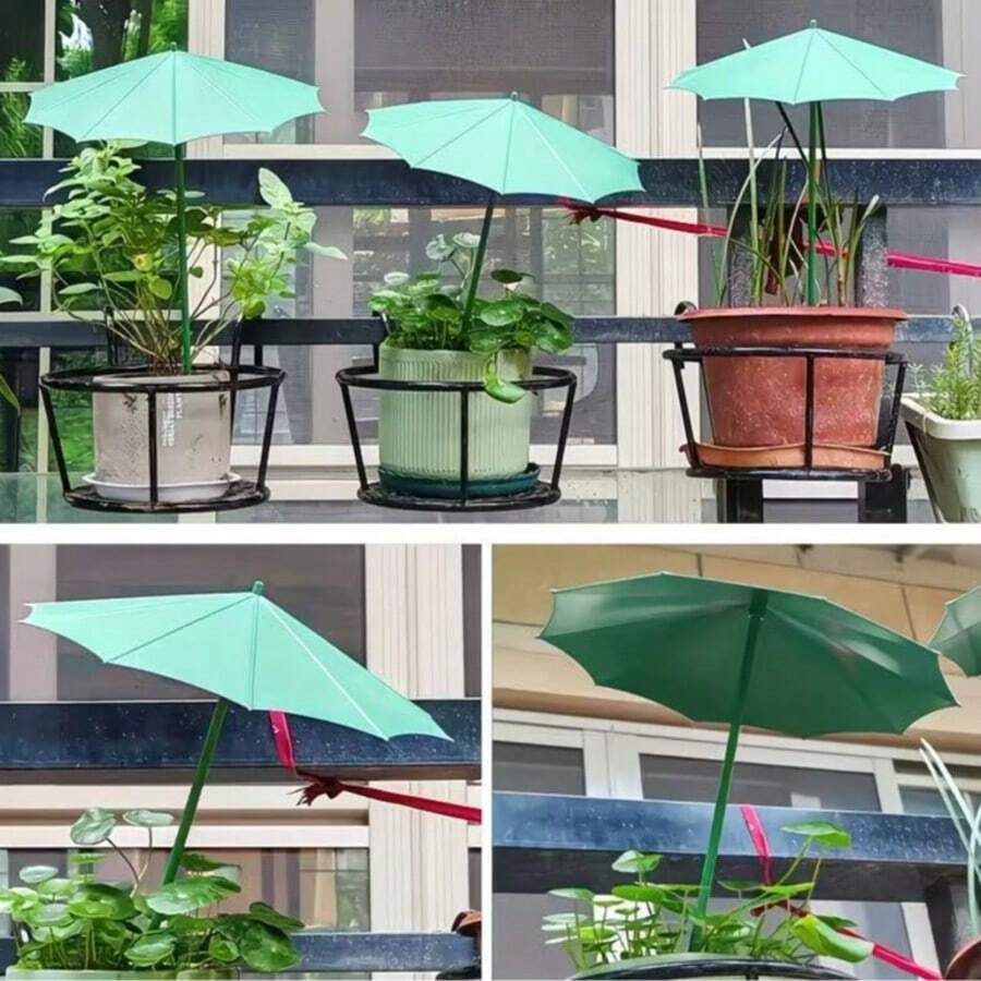1件 2026 新款可拆卸户外植物花卉遮阳雨伞,简约风格,防紫外线和隔热设计,采用 ABS 塑料制成,适用于高矮植物、盆栽植物、花园遮阳/防雨、庭院花卉和蔬菜遮阳罩 - 用于户外植物、花盆、园艺装饰、园艺工具、户外花园用品。 - A - 查看 1