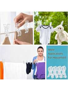 10pcs/5pcs/1pc Large Balloon Arch Clips - Heavy Duty 3.5 Inch Clear Plastic Spring Clips With Ergonomic Handles And Sturdy Bases, Suitable For Balloon Arch Kits, Birthday Decorations, Crafts, Woodworking, Photography Studios, Craft Supplies - Multicolor - View 12