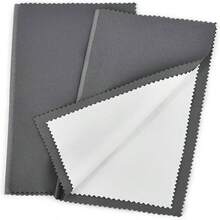 KLONKEE 4-Layer Reversible Silver Jewelry Polishing Cloth, Tarnish Resistant Polishing Pad, Suitable For Pure Silver Rings, Necklaces, Coins, Instruments, Bracelets - No Power Required - 20*20cm Silver Polishing Cloth - View 8