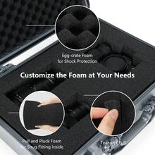 GOFLAME 13 Inch IP66 Rated Waterproof Hard Case With Customizable Foam Insert 34 X 31 X 16 Cm Hard-Shell Dry Box For Electronics Drones Cameras - View 4