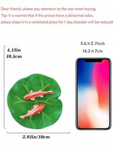 1個可愛錦鯉魚花園雕像，可愛樹脂漂浮池塘與泳池裝飾，戶外仙女花園裝飾品，迷你睡蓮景觀裝飾，禪意花園配件，可愛庭院裝飾，魚類愛好者禮物 - 多色3 - 查看 3