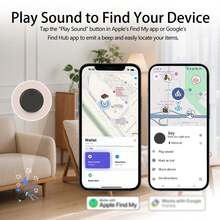 2 / 4 Packs Smart Item Locator Tag, White & Black BT Key Finder, Dual Compatible With Apple Find My And Find Hub, Wireless Anti-Lost Alert Tracker For Keys, Wallet, Suitcase, Bags & Pets, Dustproof Design, Built-In Speaker, Replaceable Battery - ET-multicolor - View 3