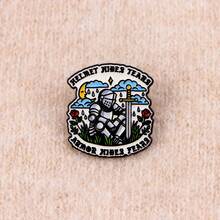 Alfileres de solapa esmaltados y broches insignia para mochilas, bolsas, decoración genial de mochilas, regalos para amigos - Multicolor - Ver 8