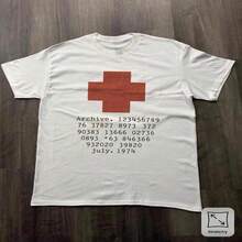 Camiseta Archive  Estética de Fuente Simple, Estilo A?os 70, Cuello Redondo, Tejido Ligeramente Elástico, Apta para Todas las Estaciones, Suave y Cómoda, Apta para Actividades Casuales y Deportivas, U - Blanco - Ver 2