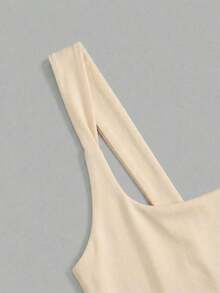 3 piezas Camiseta de tirantes de unicolor y corta para mujeres - Multicolor 3 - Ver 5