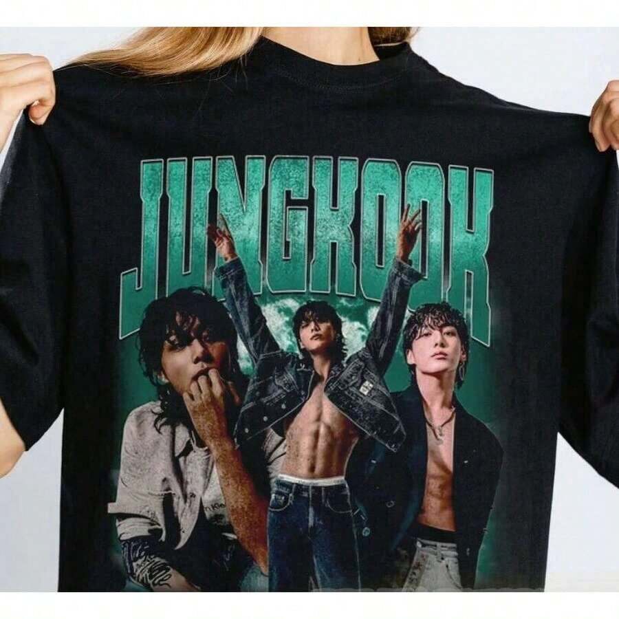 Free Shipping, Local Delivery In Mexico. Delivery To Hooligan In 4 Days. 2026 World Tour Merchandise T-Shirt, Bangtan Kids 2026 Merchandise, Concert Hoodie, K-Pop Army, K-Pop Gift, K-Pop Unisex Products, Women's Sets, Women's Casual Wear, 2000s Style, Blouse, Unisex T-Shirt NOYM - 淺灰色 - 查看 1