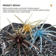 TPE Realistic Sea Urchin Soft Silicone Fishing Lure, Suitable For Sea Bream, Barracuda, Bass, Tilapia, Etc., An Efficient Fishing Gear - Multicolor - View 5