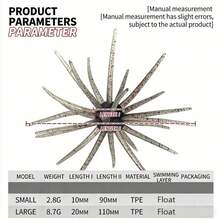 TPE Realistic Sea Urchin Soft Silicone Fishing Lure, Suitable For Sea Bream, Barracuda, Bass, Tilapia, Etc., An Efficient Fishing Gear - Multicolor - View 2